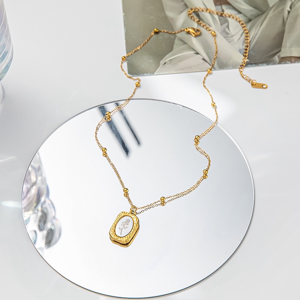 Bicolor Mixed Metal Necklace*Waterproof*Sweatproof*Tarnish Free - Picture 6 of 7